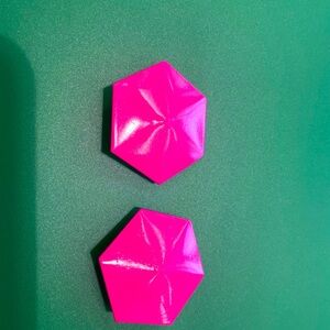Pink Hexagonal Accessories
